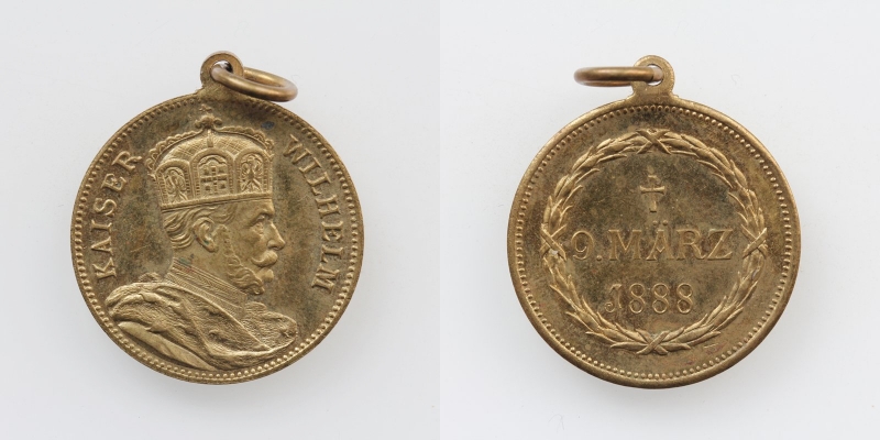 Preussen Wilhelm I. AE-Medaille 1888 auf seinen Tod