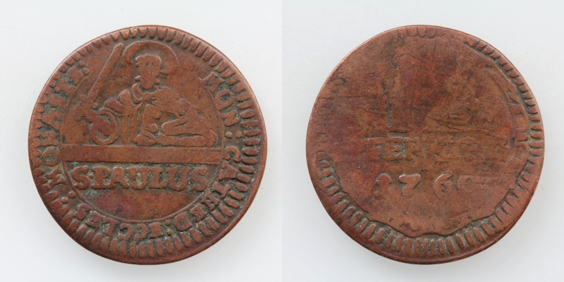 Münster Domkapitel 3 Pfennig 1760