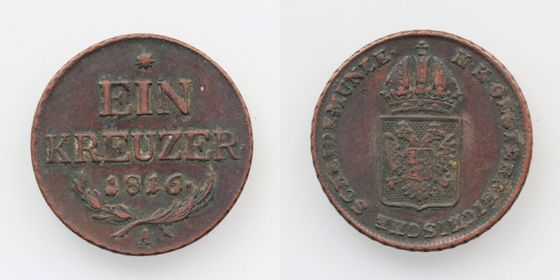 Franz II.(I.) 1 Kreuzer 1816 A Wien