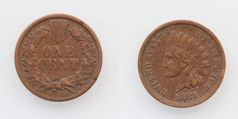 USA 1 Cent 1881