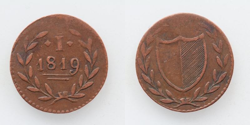 Frankfurt Pfennig Token 1819