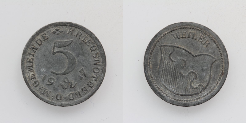 Weiler Allgäu Kriegsnotgeld 5 1917