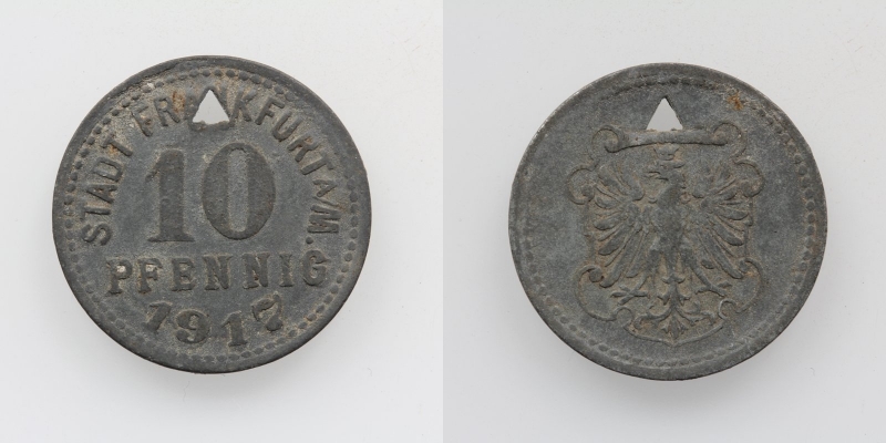 Stadt Frankfurt 10 Pfennig 1917 Notgeld