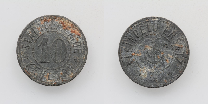 Kleingeld Ersatz Kehl 10 Pfennig