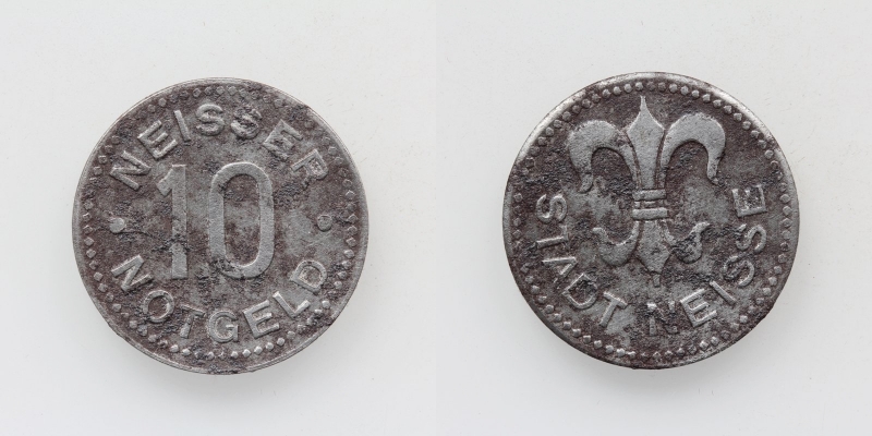 Polen Stadt Neisse 10 Pfennig o.J.