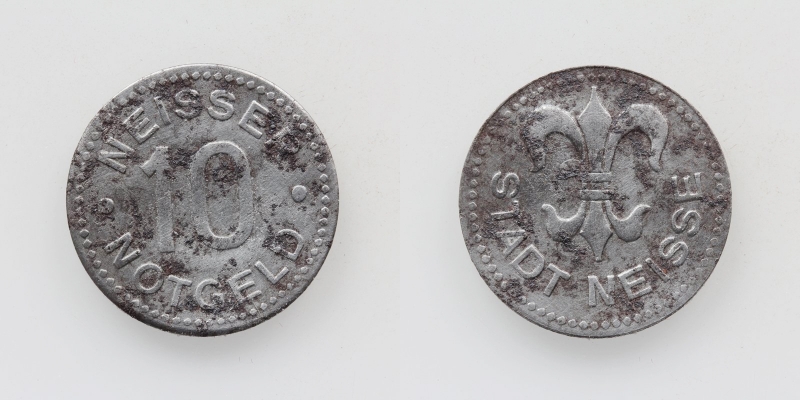 Polen Stadt Neisse 10 Pfennig o.J.