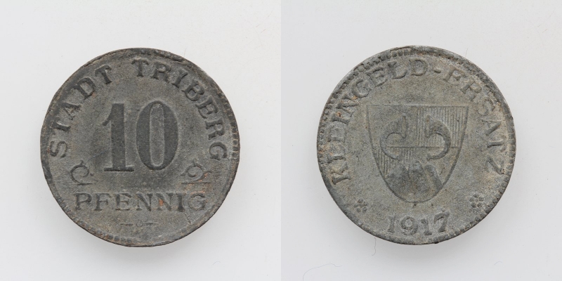 Kleingeld-Ersatz Triberg 10 Pfennig 1917