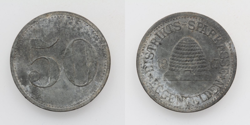 Distrikts-Sparkasse Eggenfelden 50 Pfennig 1917