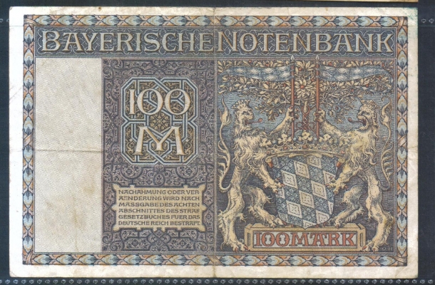 Bayern 100 Mark 1922