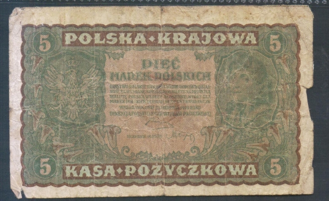 Polen - Krajowa 5 Marek 1919