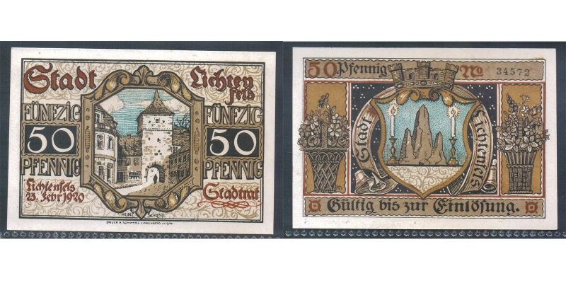 Bayern Lichtenfels 50 Pfennig 1920